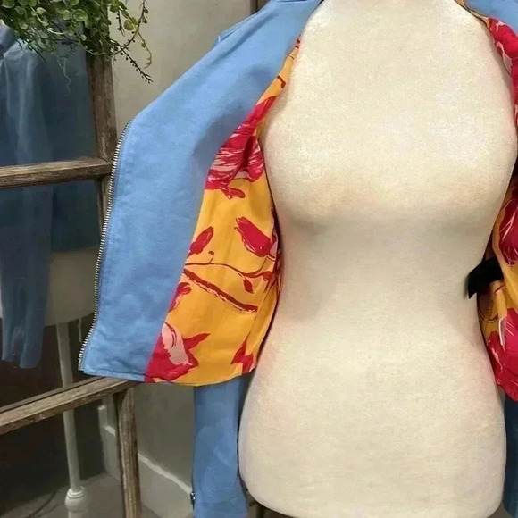Color Me Courtney Dennis Biker Jacket 2 - Picture 6 of 11